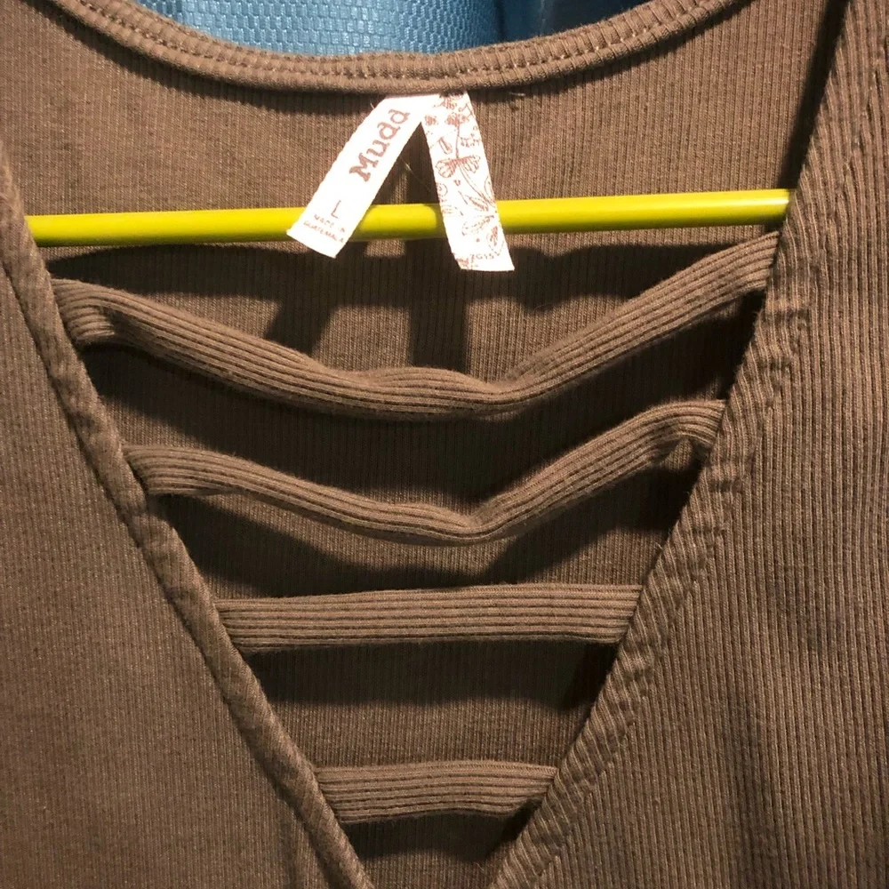 Basic Cotton Ribbed Dress - Picture 2 of 4